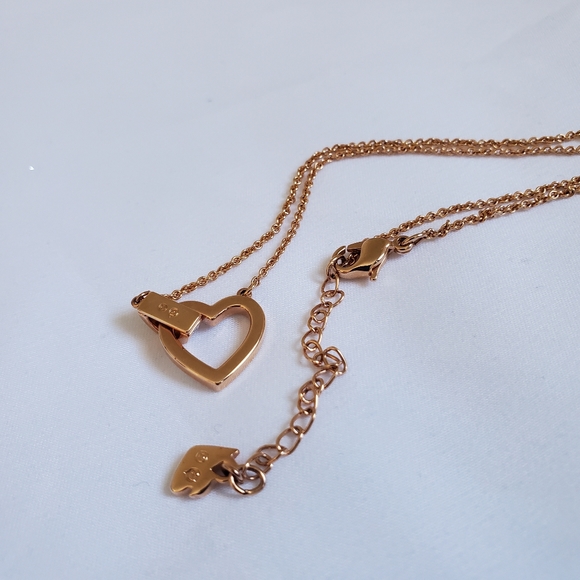 Lovely Necklace, White, Rose-gold tone plated - Picture 10 of 10